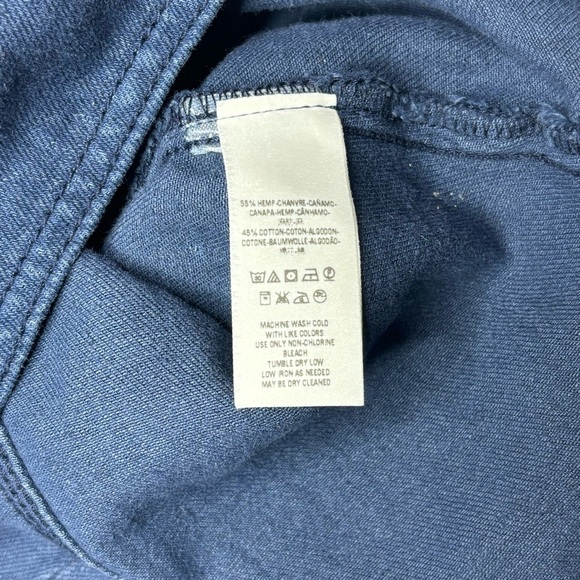 Free People High Waist Denim Braided Baby Mini Skirt - Picture 15 of 15